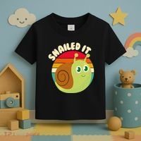 Cute Retro Snailed It Toddler T-Shirt thumb 3