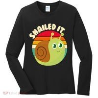 Cute Retro Snailed It Women's Long Sleeve Shirt thumb 0