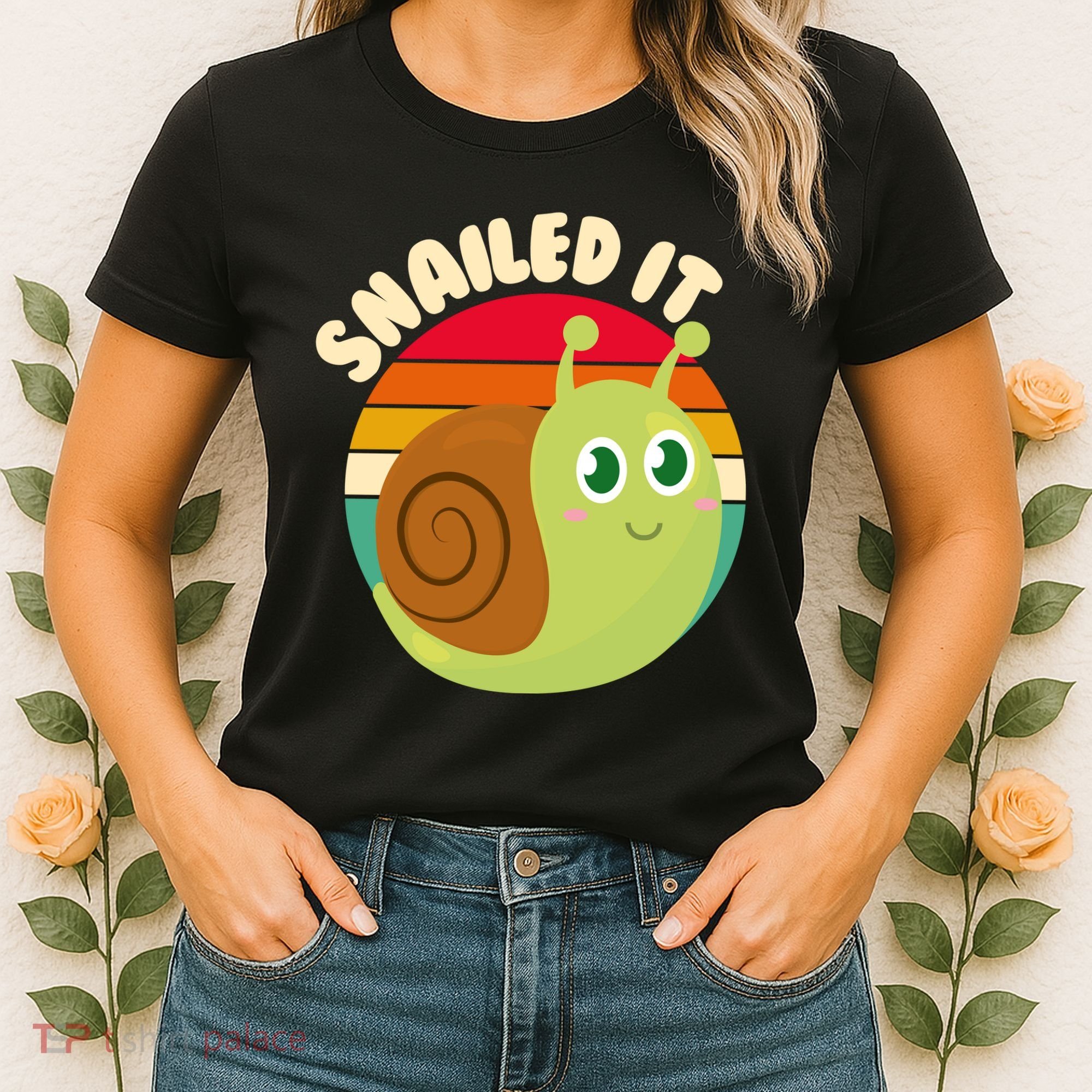 Cute Retro Snailed It Women's T-Shirt