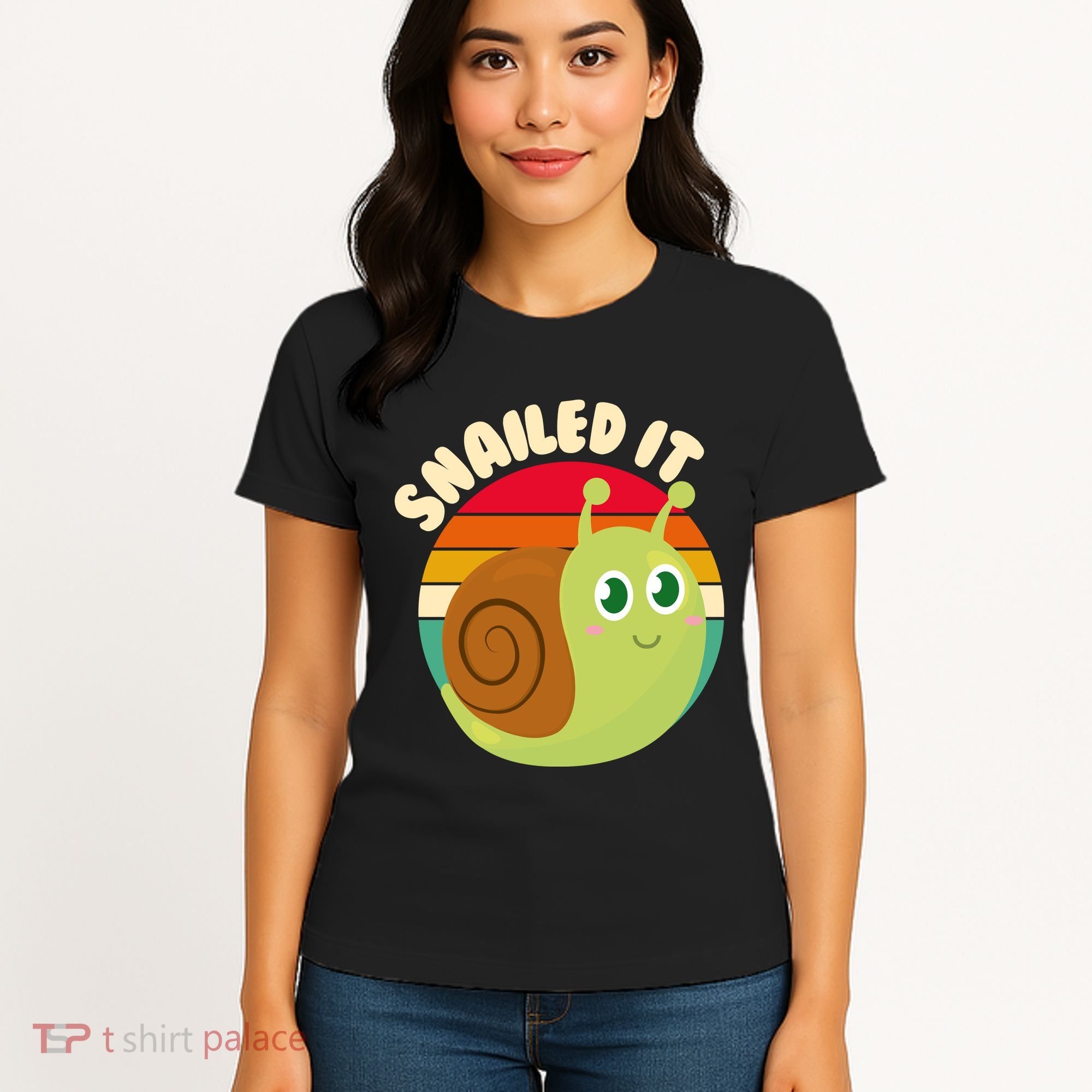 Cute Retro Snailed It Women's T-Shirt