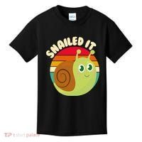 Cute Retro Snailed It Kids T-Shirt thumb 0