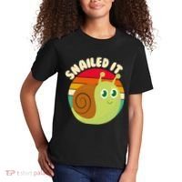 Cute Retro Snailed It Kids T-Shirt thumb 2