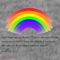 Christian Rainbow Scripture Toddler Hoodie thumb 2