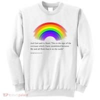 Christian Rainbow Scripture Sweatshirt thumb 0