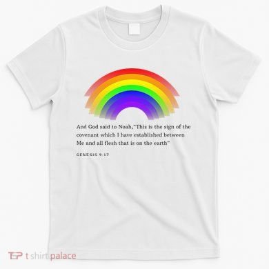 Christian Rainbow Scripture T-Shirt