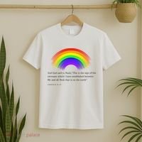 Christian Rainbow Scripture T-Shirt thumb 2