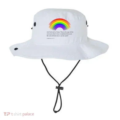 Christian Rainbow Scripture Bucket Hat