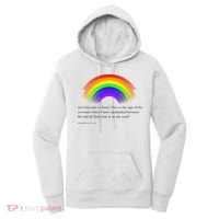 Christian Rainbow Scripture Women's Hoodie thumb 0