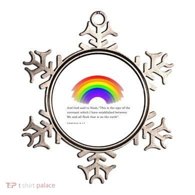 Christian Rainbow Scripture Ornament