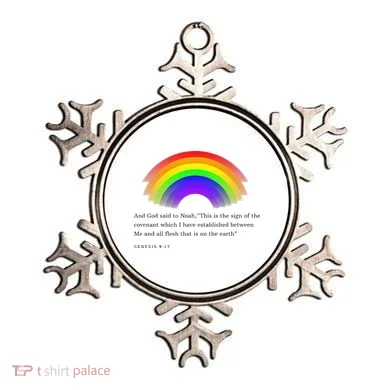 Christian Rainbow Scripture Ornament
