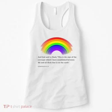 Christian Rainbow Scripture Women's Tank Top