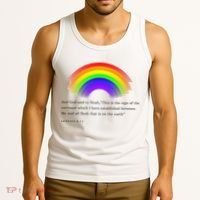 Christian Rainbow Scripture Tank Top thumb 3