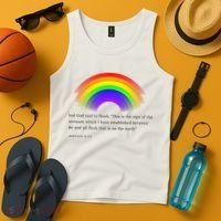 Christian Rainbow Scripture Tank Top thumb 4