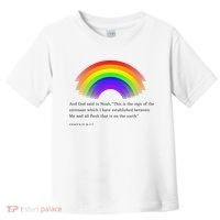 Christian Rainbow Scripture Toddler T-Shirt thumb 0