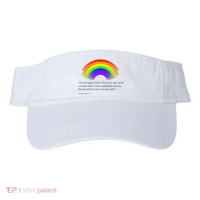 Christian Rainbow Scripture Visor
