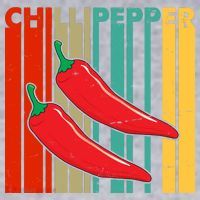 Chillipepper Retro Sunset Women's Racerback Cropped Tank thumb 2