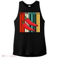 Chillipepper Retro Sunset Ladies PosiCharge Tri-Blend Wicking Tank thumb 0