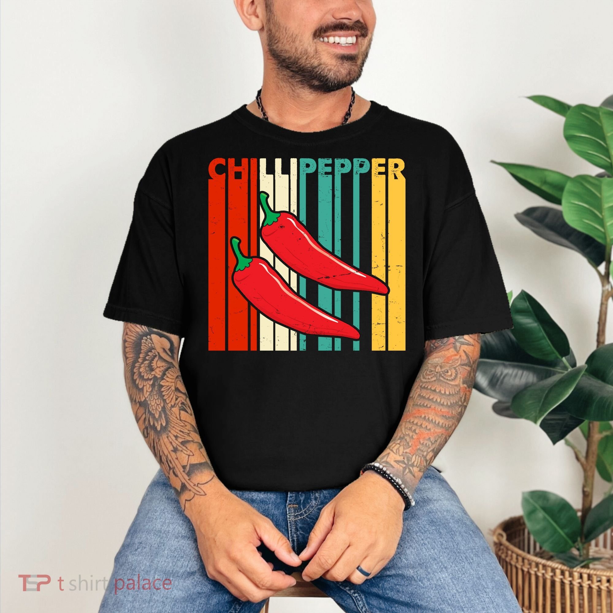 Chillipepper Retro Sunset Comfort Colors T-Shirt
