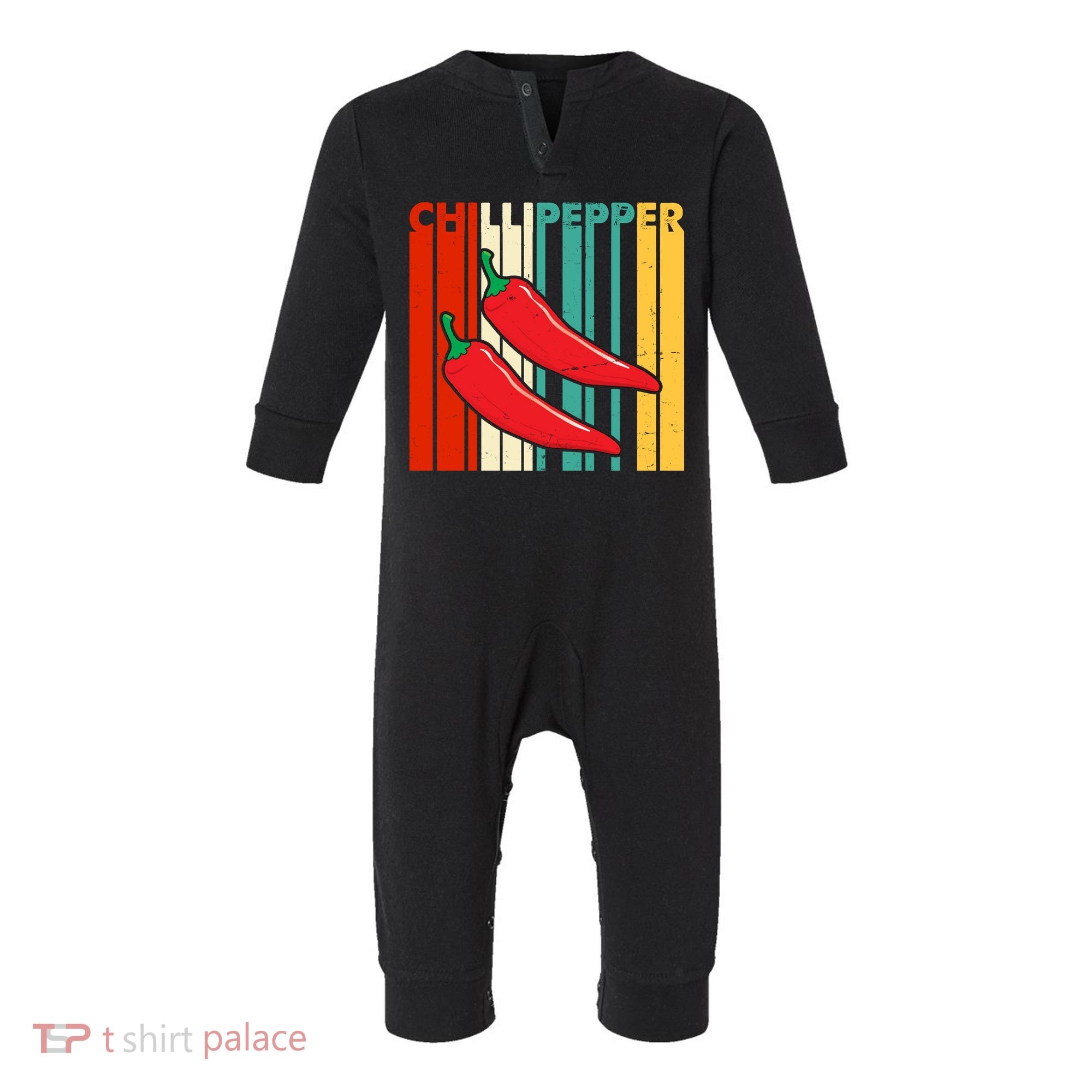 Chillipepper Retro Sunset Infant Fleece One Piece