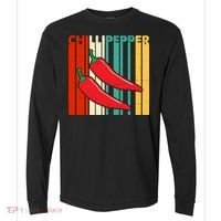 Chillipepper Retro Sunset Comfort Colors Heavyweight Long Sleeve T-Shirt thumb 0