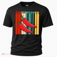 Chillipepper Retro Sunset Cooling Performance Crew T-Shirt thumb 0