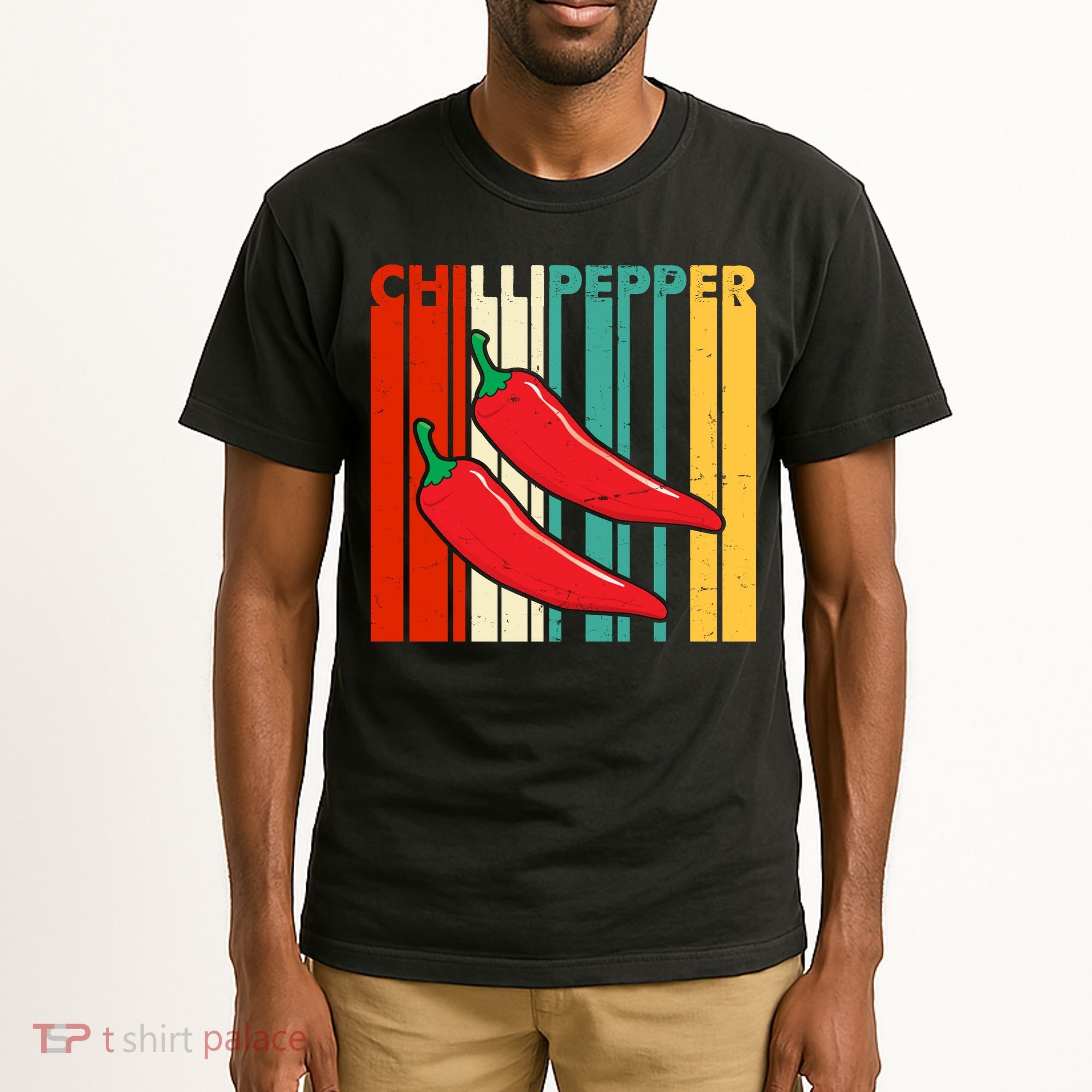 Chillipepper Retro Sunset Tall T-Shirt