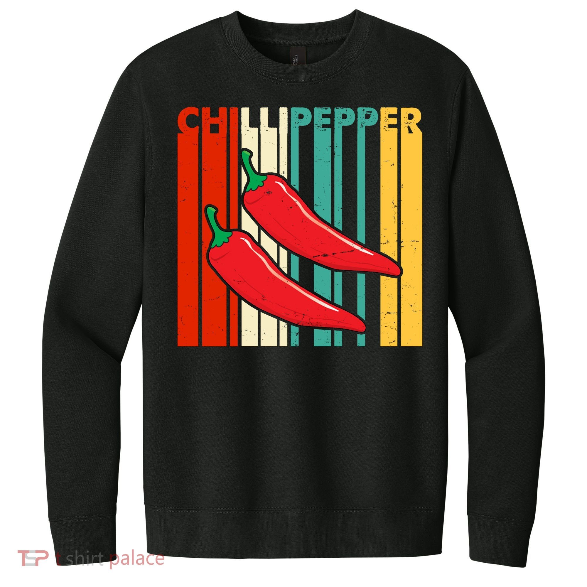 Chillipepper Retro Sunset V.I.T. Fleece Crew Sweatshirt