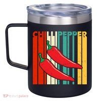 Chillipepper Retro Sunset 12oz Stainless Steel Coffee Mug thumb 2