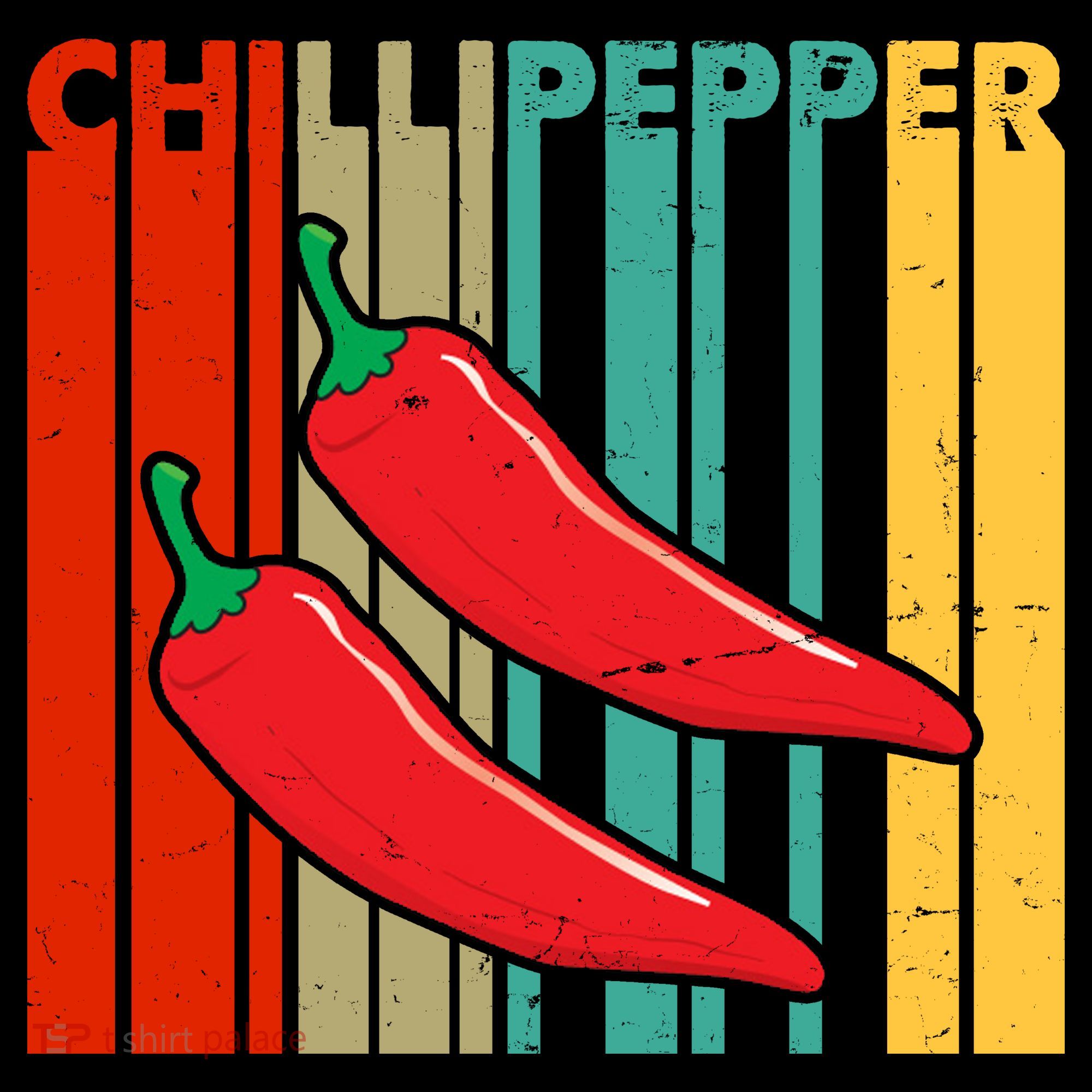 Chillipepper Retro Sunset 16oz Travel Tumbler