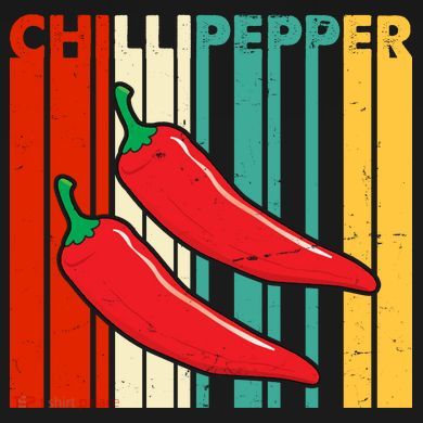 Chillipepper Retro Sunset Ornament