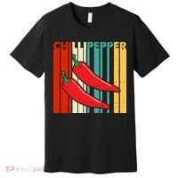 Chillipepper Retro Sunset Premium T-Shirt thumb 0