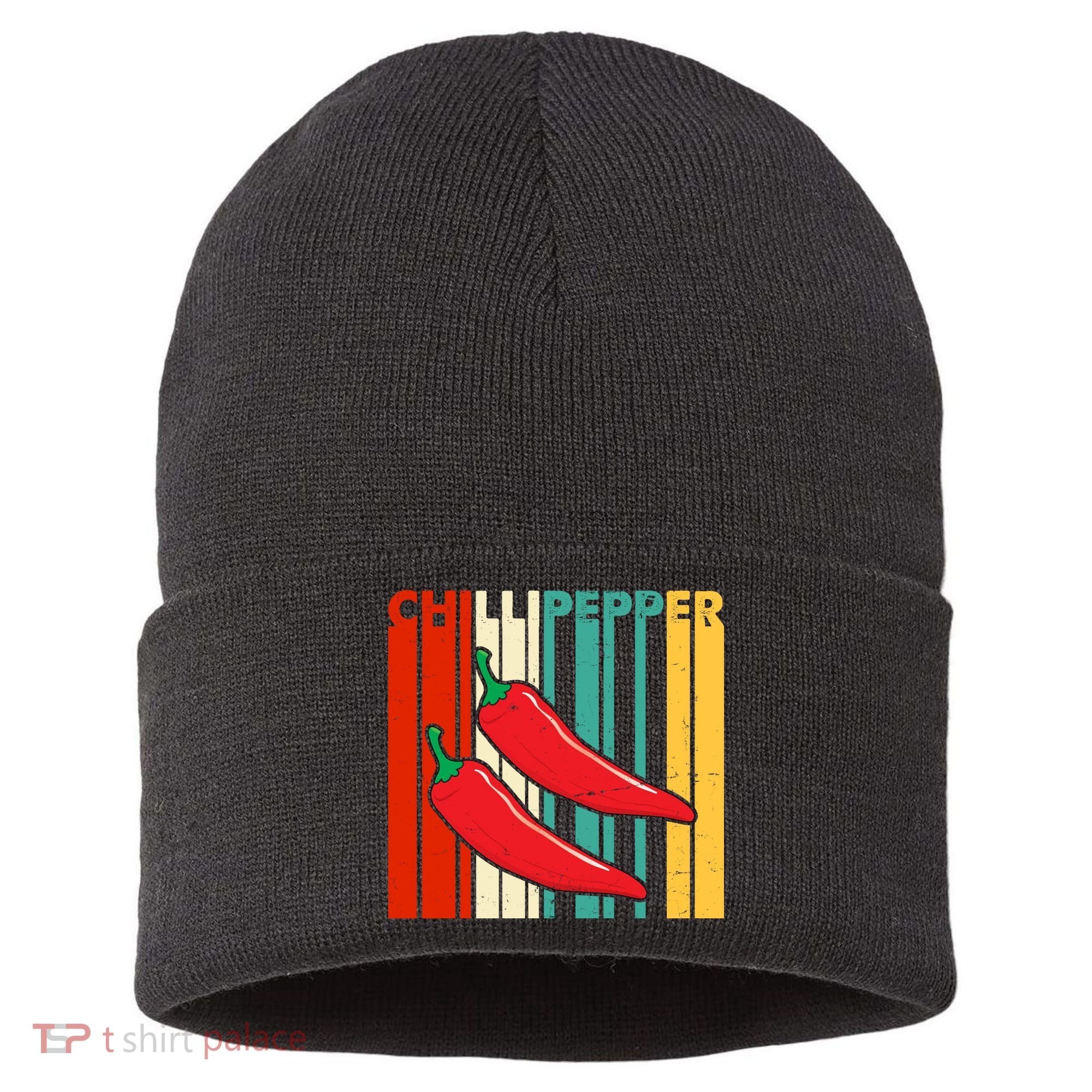 Chillipepper Retro Sunset Sustainable Knit Beanie