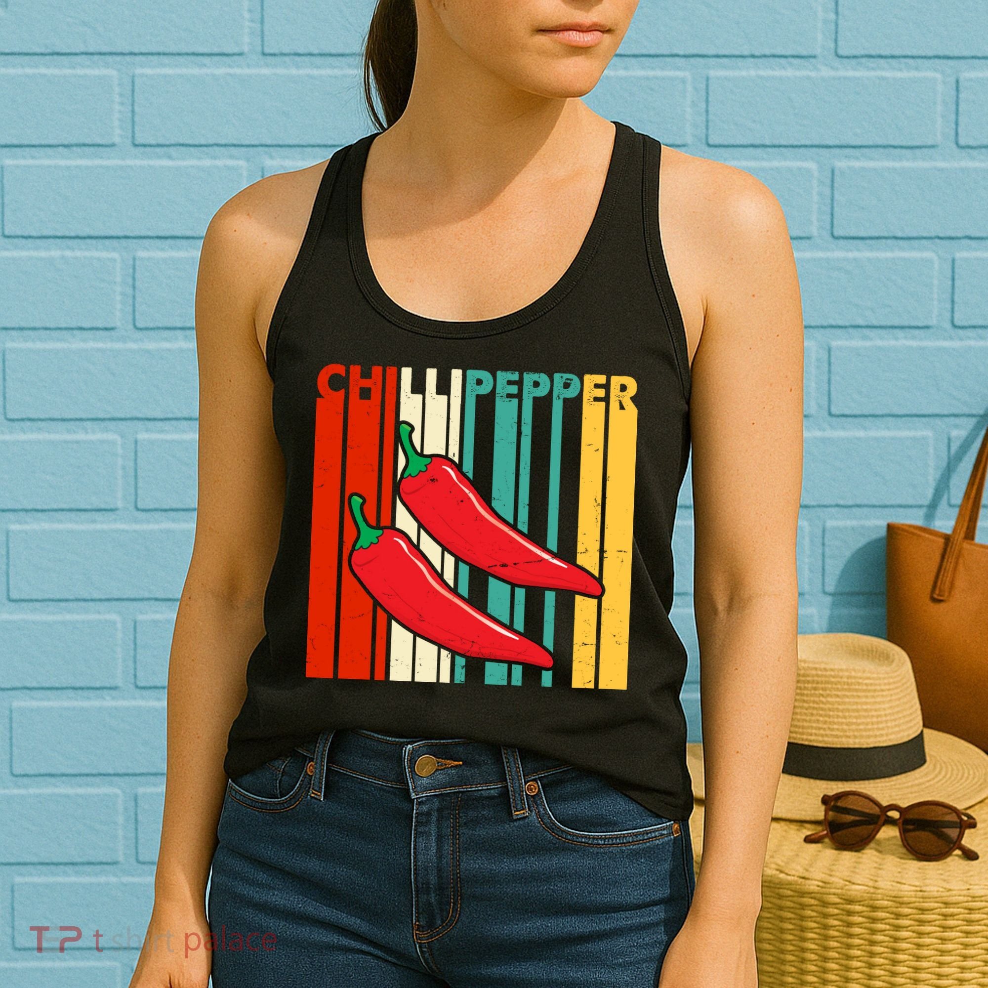 Chillipepper Retro Sunset Women's Tank Top