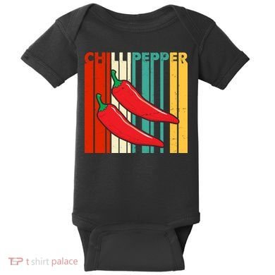 Chillipepper Retro Sunset Baby Bodysuit