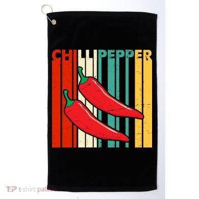 Chillipepper Retro Sunset Golf Towel