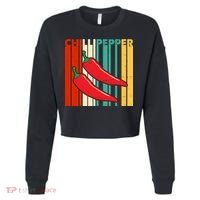 Chillipepper Retro Sunset Cropped Pullover Crew thumb 0