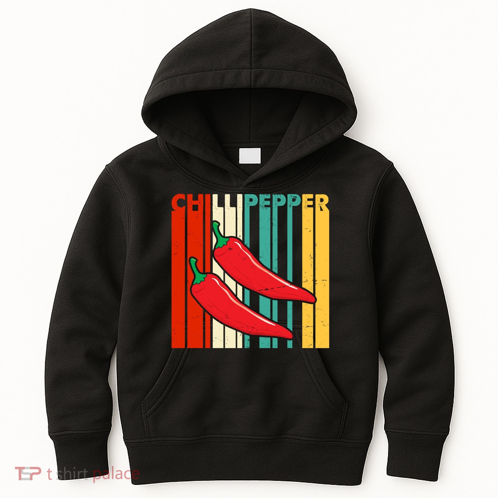 Chillipepper Retro Sunset Kids Hoodie