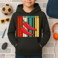 Chillipepper Retro Sunset Kids Hoodie thumb 2