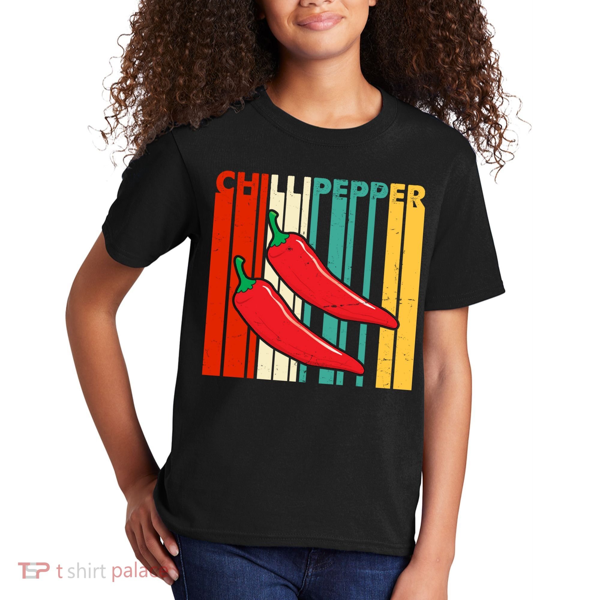Chillipepper Retro Sunset Kids T-Shirt