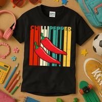 Chillipepper Retro Sunset Kids T-Shirt thumb 3