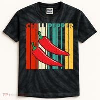Chillipepper Retro Sunset Kids Tie-Dye T-Shirt thumb 0