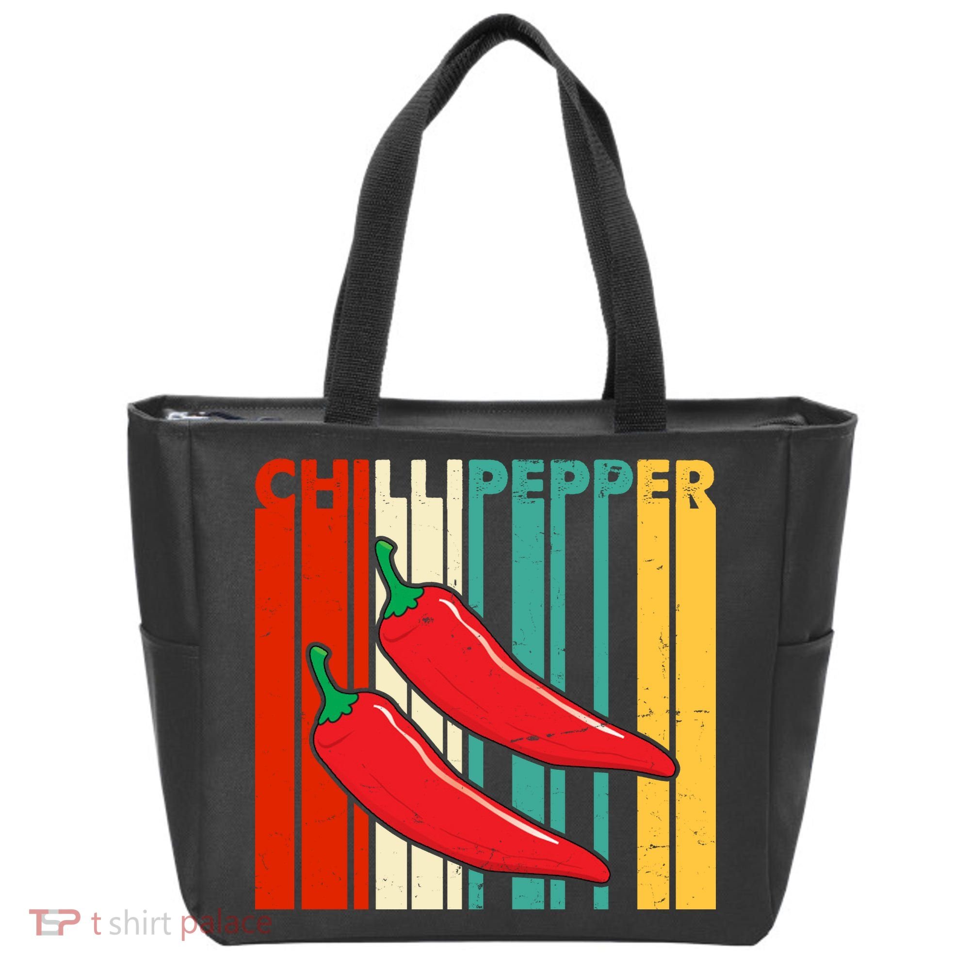Chillipepper Retro Sunset Tote Bag
