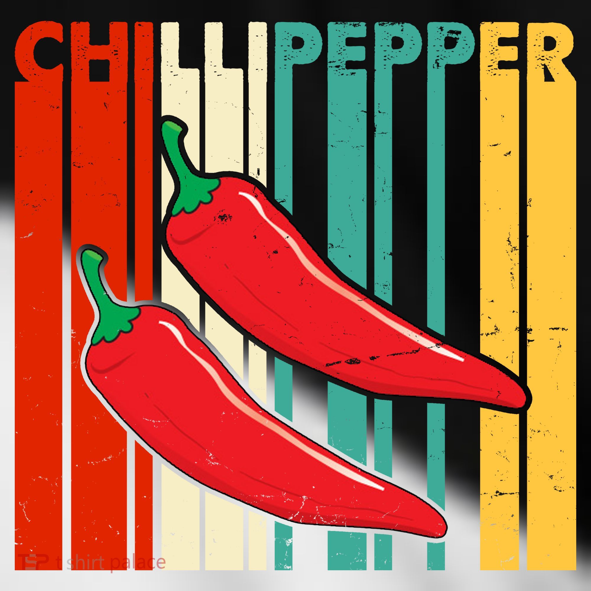 Chillipepper Retro Sunset Toddler Fine Jersey T-Shirt
