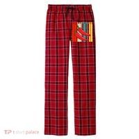 Chillipepper Retro Sunset Men's Flannel Plaid Pajama Pants thumb 0
