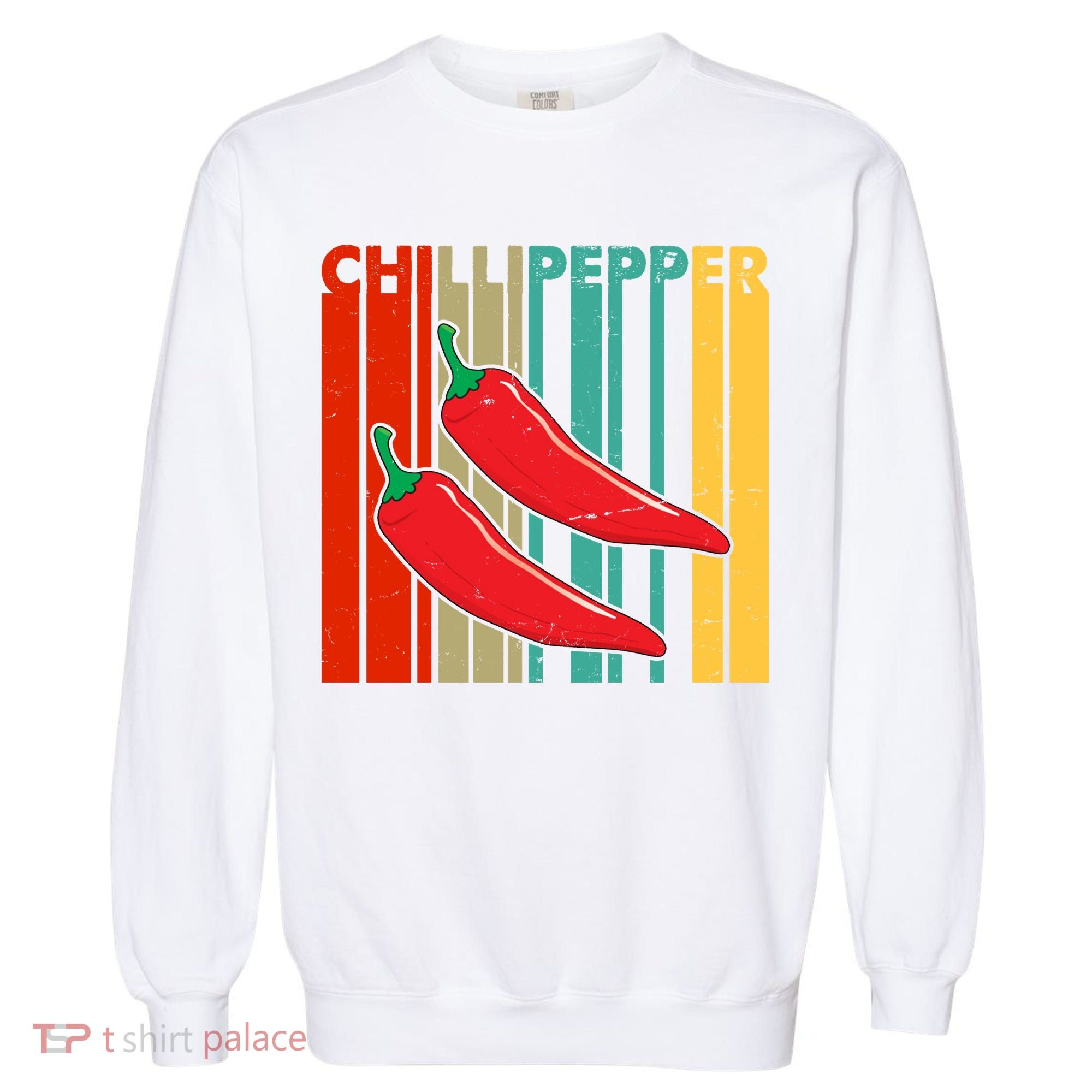 Chillipepper Retro Sunset Garment-Dyed Sweatshirt
