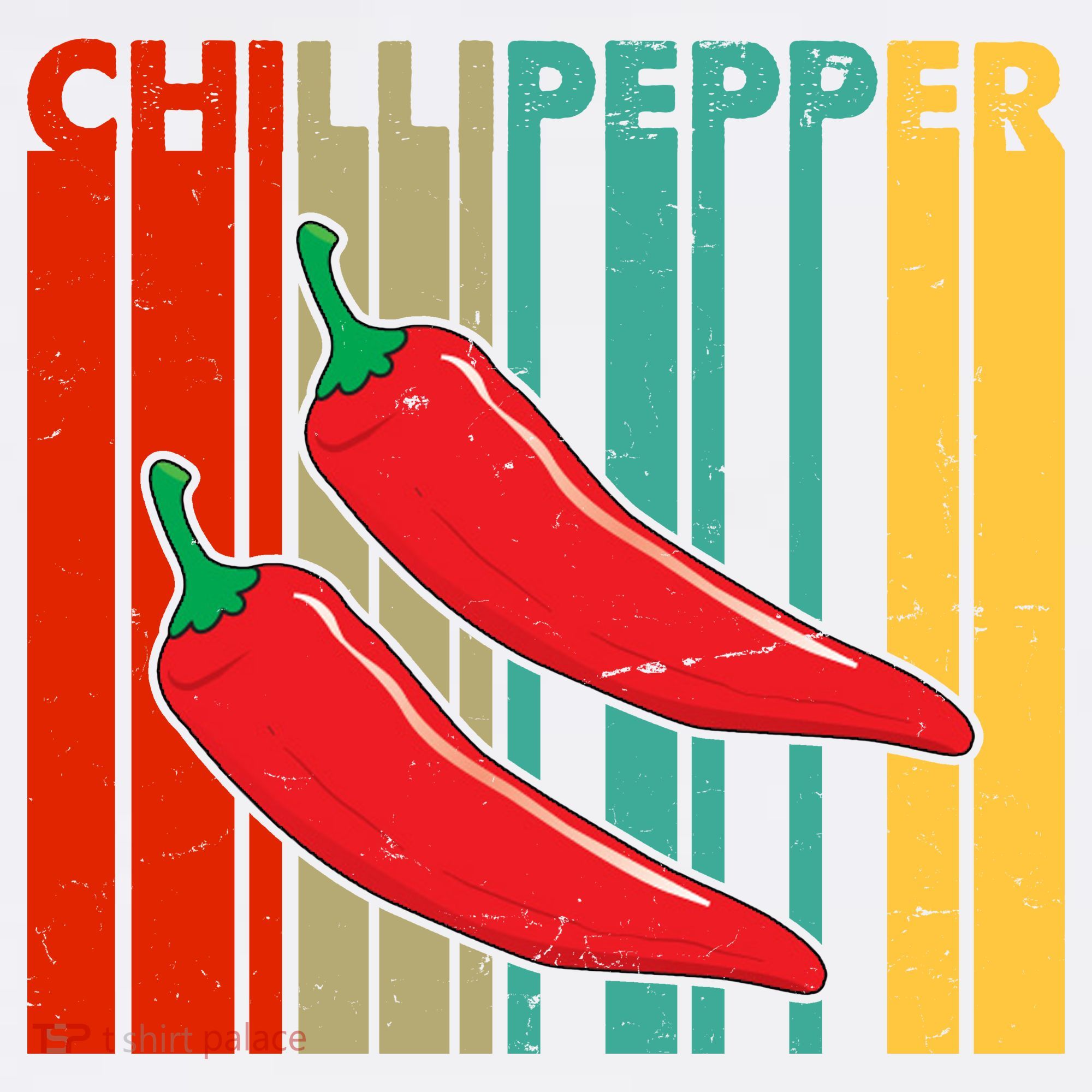 Chillipepper Retro Sunset Garment-Dyed Sweatshirt