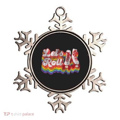 Cool Roller Skating Skate 1970S Retro Ornament
