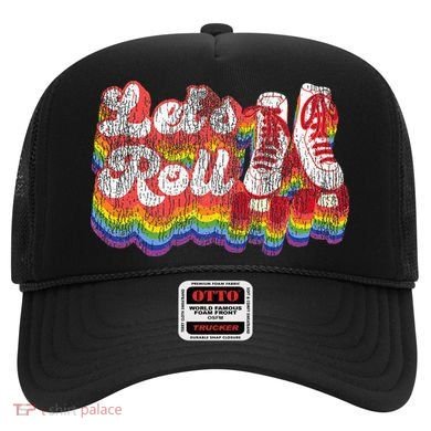 Cool Roller Skating Skate 1970S Retro Hat