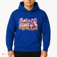 Cool Roller Skating Skate 1970S Retro Hoodie thumb 2