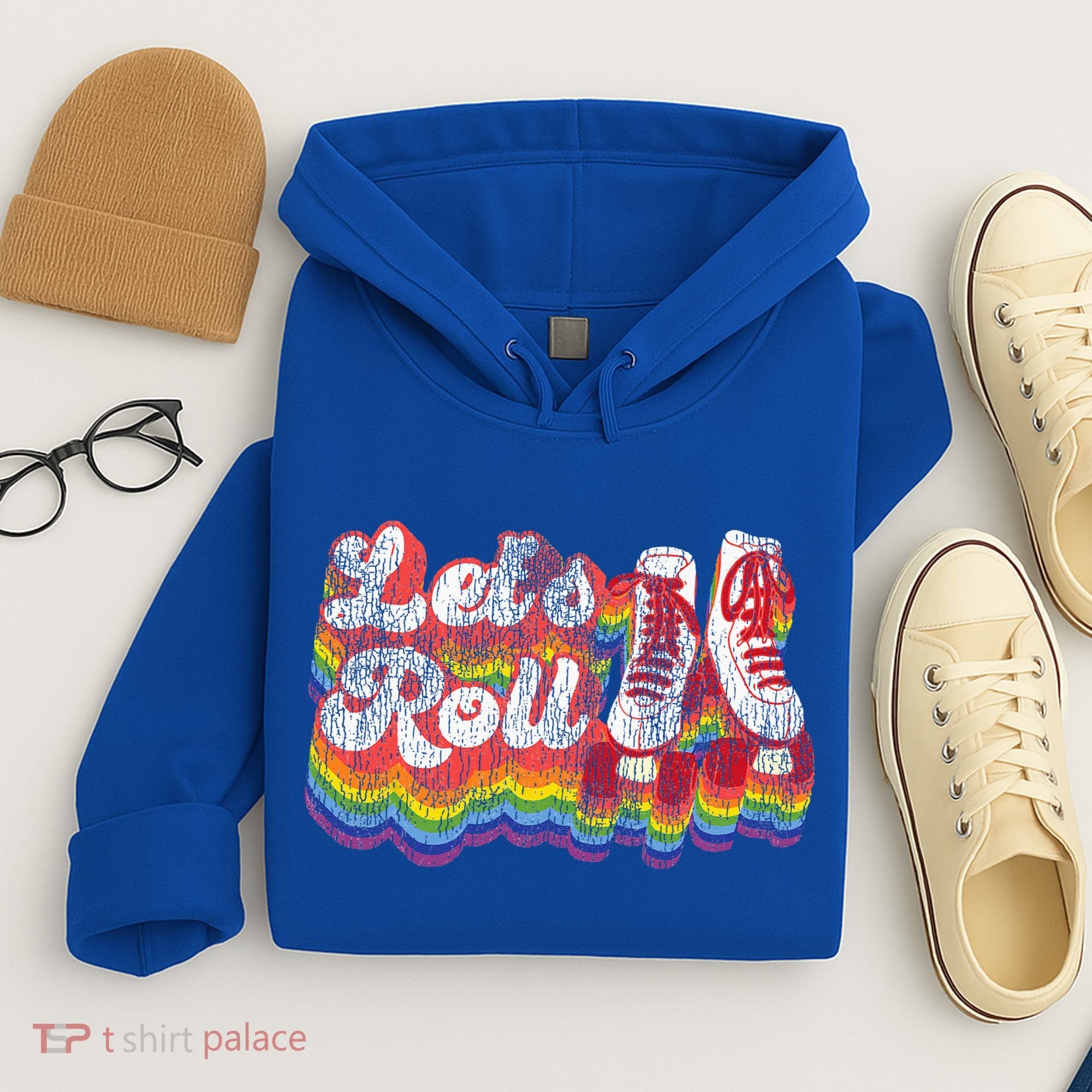 Cool Roller Skating Skate 1970S Retro Hoodie